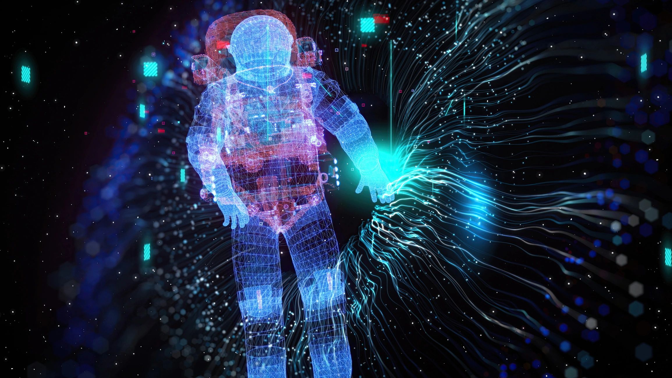 Policy papers and digital analysis concept representing AI governance and document review