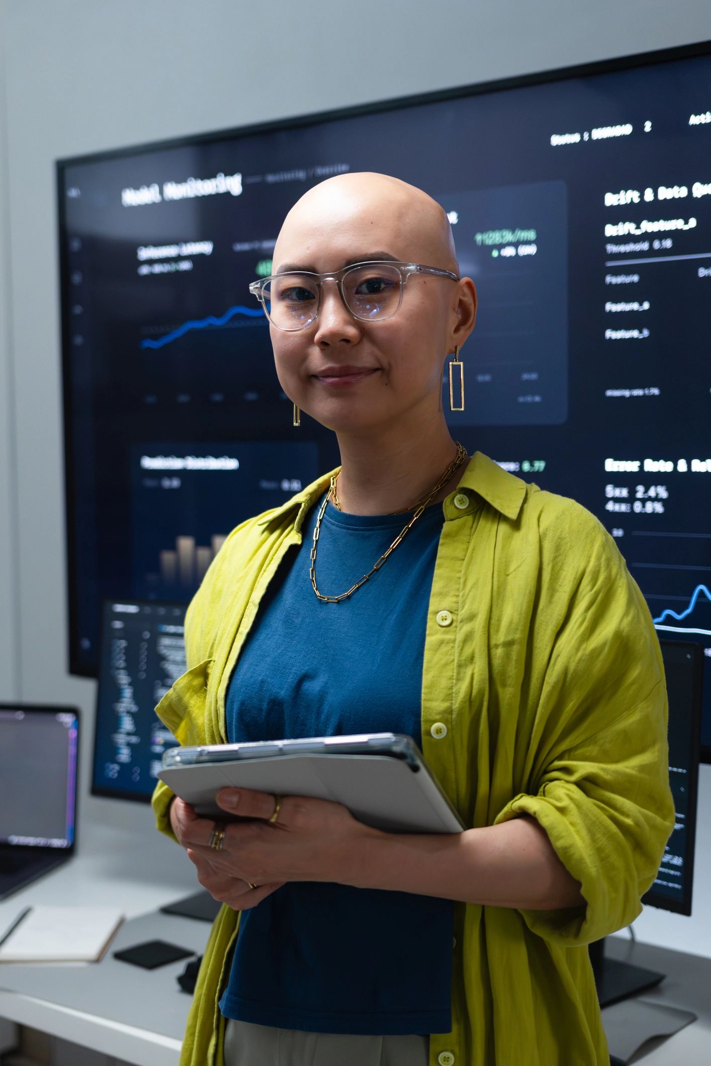 Portrait of Maya Chen, Editor in Chief